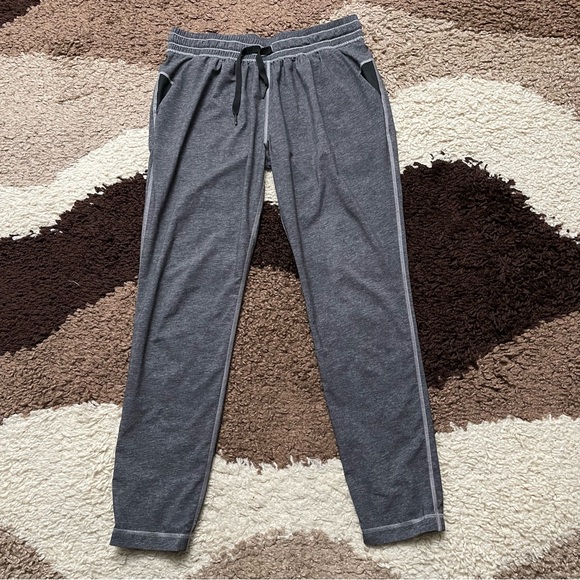 Lululemon Namaskar Pant II Sz 6 In Heathered Texture Printed Greyt Deep Coal - Picture 3 of 9